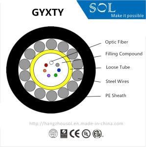 GYXTY 12cores Central Tube Aerial Optical Fiber Cable