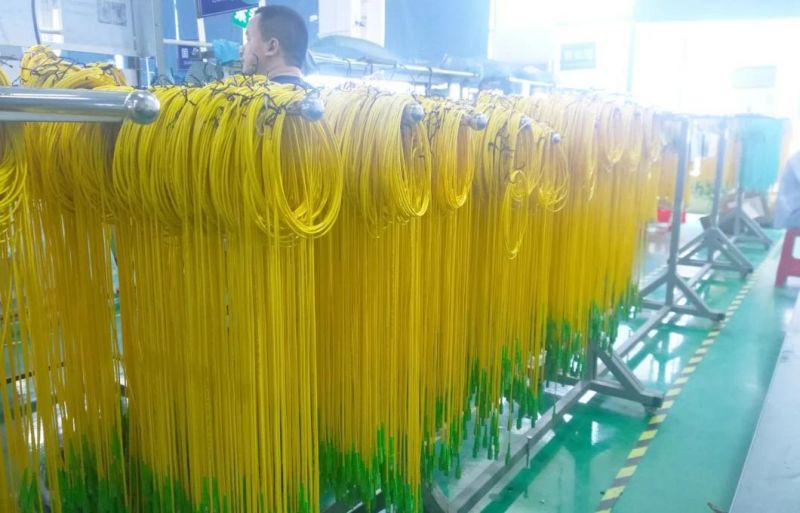 G652D Single Mode Fiber Optic Patch Cord Dx Sc / APC to Sc/APC