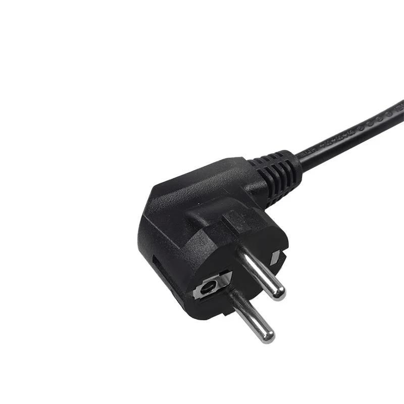 VDE Approved Straight Schuko Plug with Power Cord H05rn-F