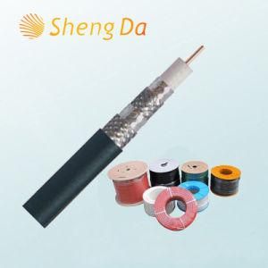 RG6 CCTV and CATV Communication Coaxial Cable Quad Shield