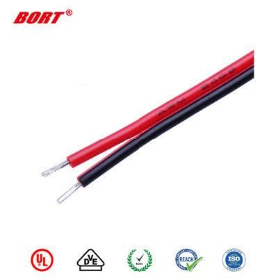 Stranded UL 2468 PVC 2-Pin Red Black Flat Ribbon Wire