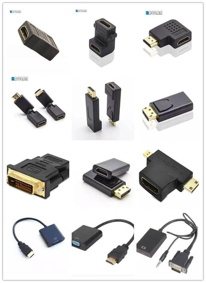 Black 3 in 1 HDMI to Micro/Mini HDMI Adapter