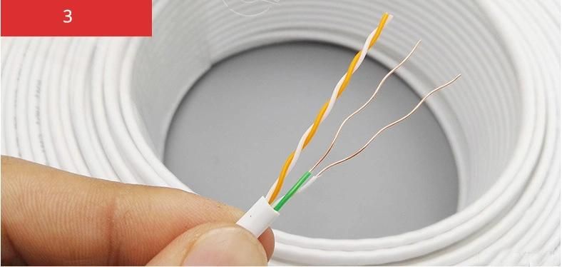 300m Pull Box 2 Pairs 4 Wires 0.5mm Copper Telephone Cable