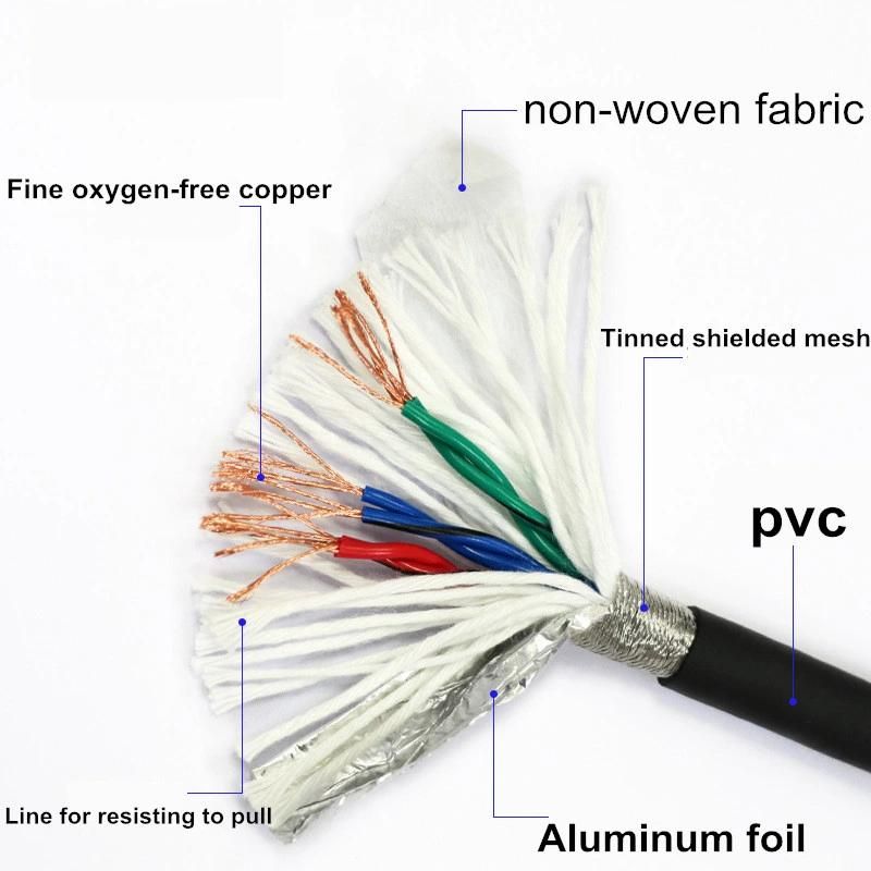 Trvvsp Flexible PVC Insulated Cable PVC Sheath Cable Copper Conductor Cable Flex Electric Cable