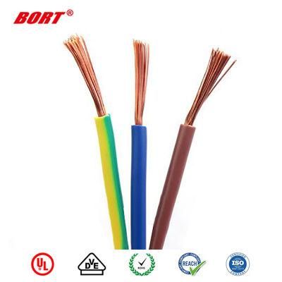 14AWG Electrical Wire Cable in Blue Insulation, 41/0.254mm Copper Conductor