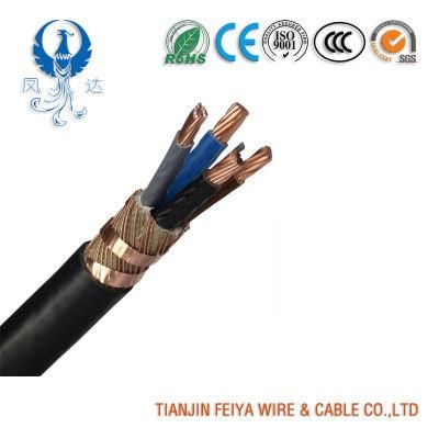 German Standard Industrial Cables PVC Insulated Sheathed Copper Conductor Nycwy Screened Power Electric Cables