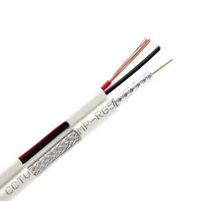 2 Power Siamese Customised CCS Factory Commucation Coaxiable RG6 Cable