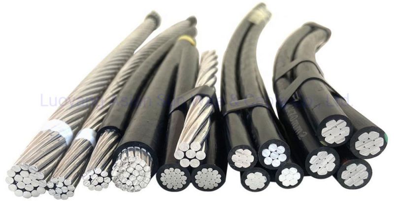 China XLPE/PVC Insulation AAC/AAAC/ACSR Conductor Aerial Bunched Cables