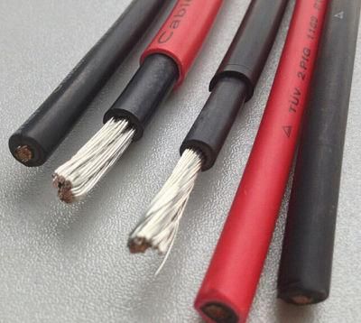 High Quality TUV and UL Approved 6mm2 10mm2 DC Solar Cable