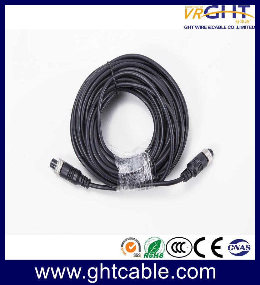 7 Core Spring Wire Trailer Cable, 7 Pin Truck Electric Coiled 4p Aviation Connector Camera Semi-Trailer Spiral Cable