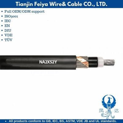 Yxc7V-R N2xsy Cu/XLPE/Cws/PVC 6/10kv 12/20kv Stranded Power Cable