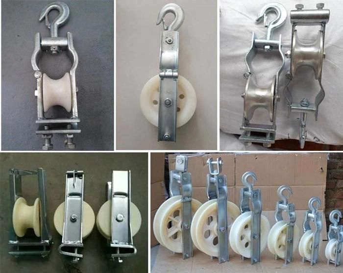Heavy Duty Tubular Alumium Alloy Frame Straight Line Cable Roller