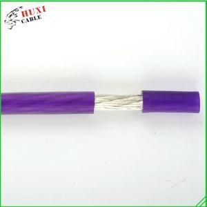 Factory Custom, Low Voltage Transparent Purple PVC Power Cable with Nice Price