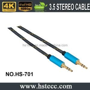 High Definition 3.5mm Audio Stereo Cable with Gold Plated Connectors