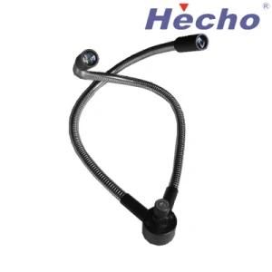 Double Arm Gooseneck Optical Fiber Light Guide for Illumination