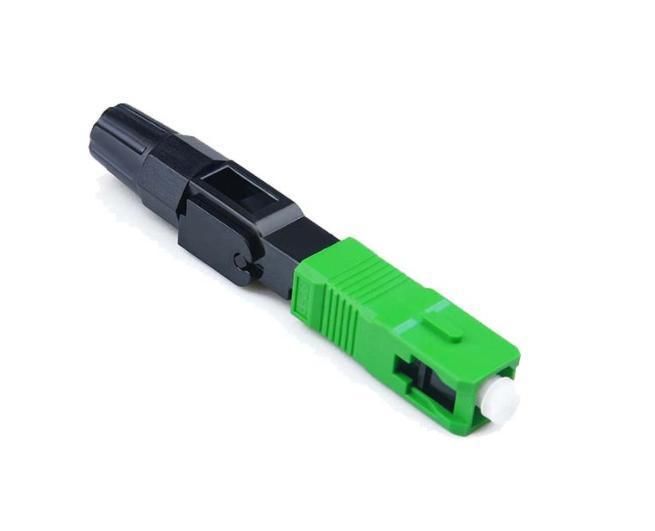 Fiber Optic Fast Connector Sc APC Upc Quick Connector for FTTH Drop Cable Field Termination