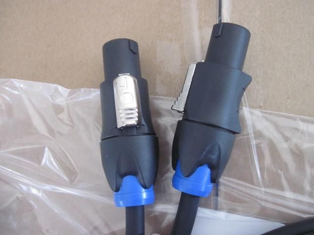 2*2.5mm2 Black 2core Speakon-Speakon DIY Cable Length and Plug Speaker Wire