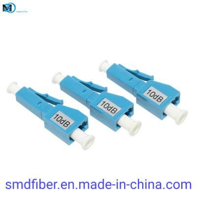 3/5/7/10/15dB LC/Upc Fiber Optic Attenuator Connector for Network