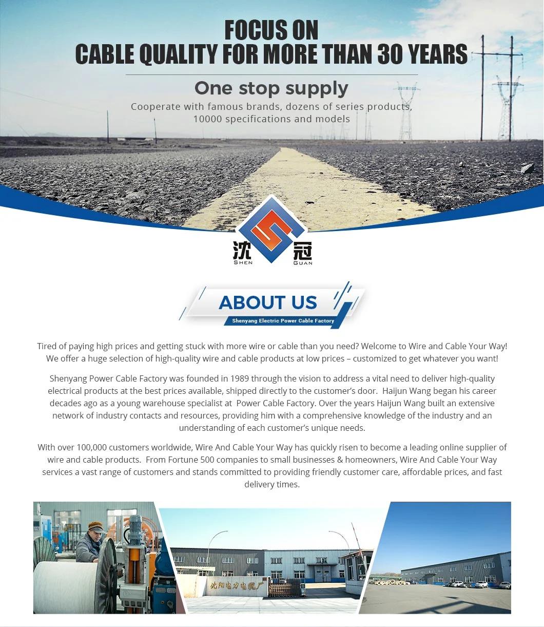 Shenguan Wire Cable LV 0.6/1kv Overhead Electric Cables Service Drop XLPE Insulation ABC Aluminum Cable