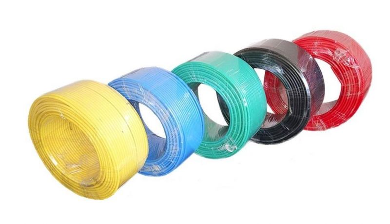 PVC Cable Copper CCA Steel Aluminum Conductor OEM Single Core BV Cable