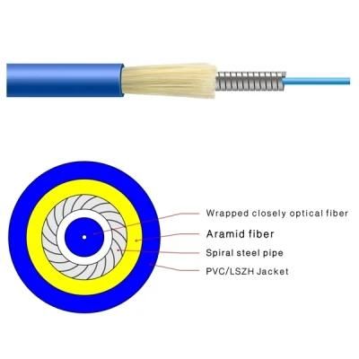 Gjsfjv Cable Optical Fiber Cable Indoor PVC Sheath FTTH Cable Gjxh G657A2 Indoor Use Cable