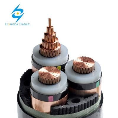 Medium Voltage 3 Core Copper/Aluminum Conductor XLPE Insulated Armoured Power Cable