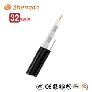 Rg11 Quad Shield with Messenger Drop Outdoor Coaxial Cable