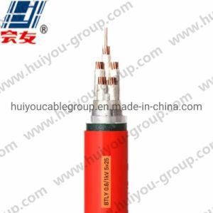Btly Mineral Insulated Electric Cable Types of Electrical Underground Cable Flexible Mineral Insulated Fireproof 5 Core Cable