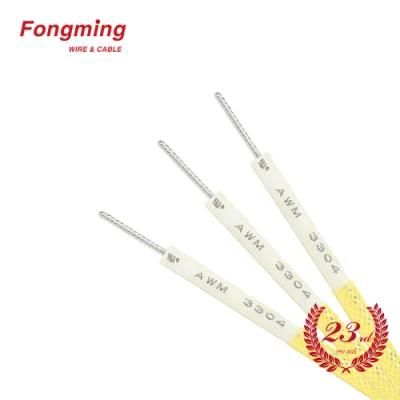UL3304 10kv 200c High Voltage High Temperature Silicone Braided Wire