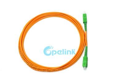 Sc/APC - Sc/APC Fiber Optic Patch Cord, Economy Sc/APC Simplex Fiber Optic Patch Cables, Hight Quality Singlemode OS2 Fiber Optic Jumper