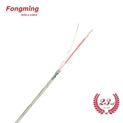 Type K Fiberglass Braided Stainless Steel Shield Thermocouple Wire