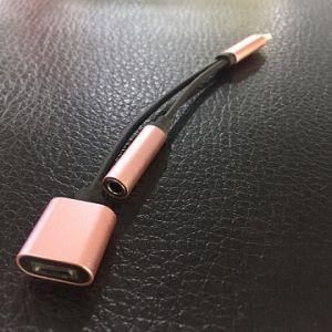2016 New Design Adapter Cable for iPhone7 Lightning to 3.5 mm Headphone Jack Aux Audio