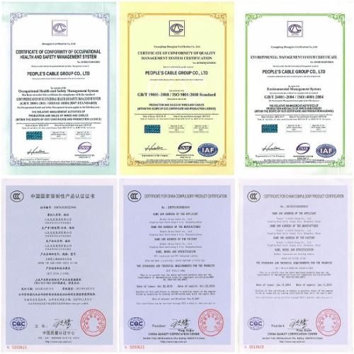 Various Types of XLPE and PVC Insulation Power Cable