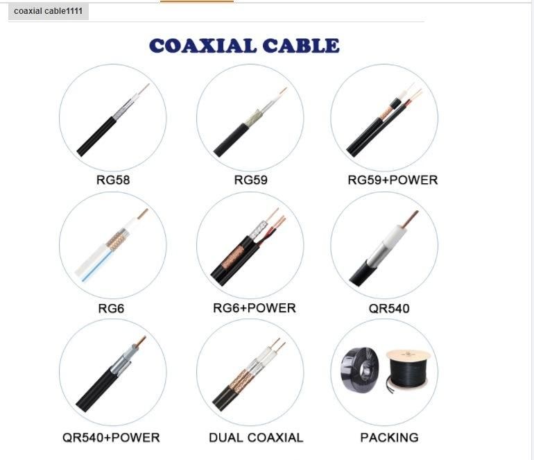 High Quality Coaxial Cable, Rg59, RG6, Rg11, Rg58, Rg213 Cable