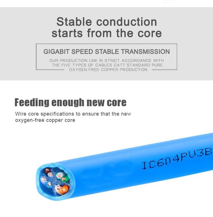 UTP CAT6 23AWG Unshielded 305m 1000FT Multi Core Communication Cable