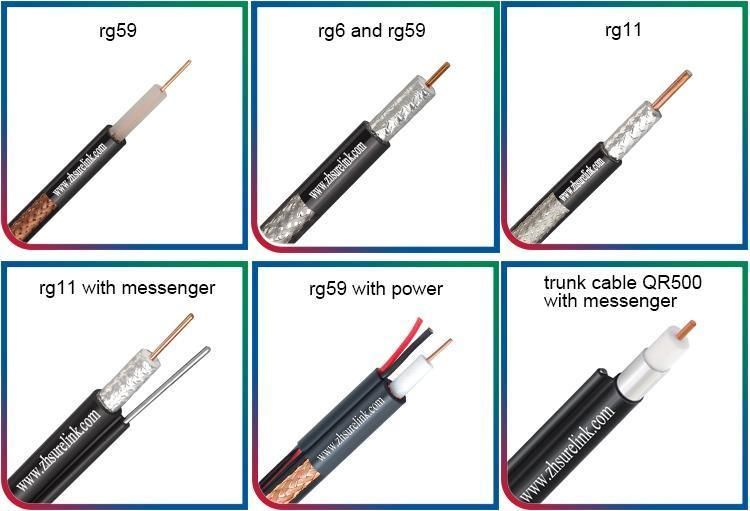 Rg 11 Quad Shield Plenum Video Cable PARA Internet Coaxial Cable