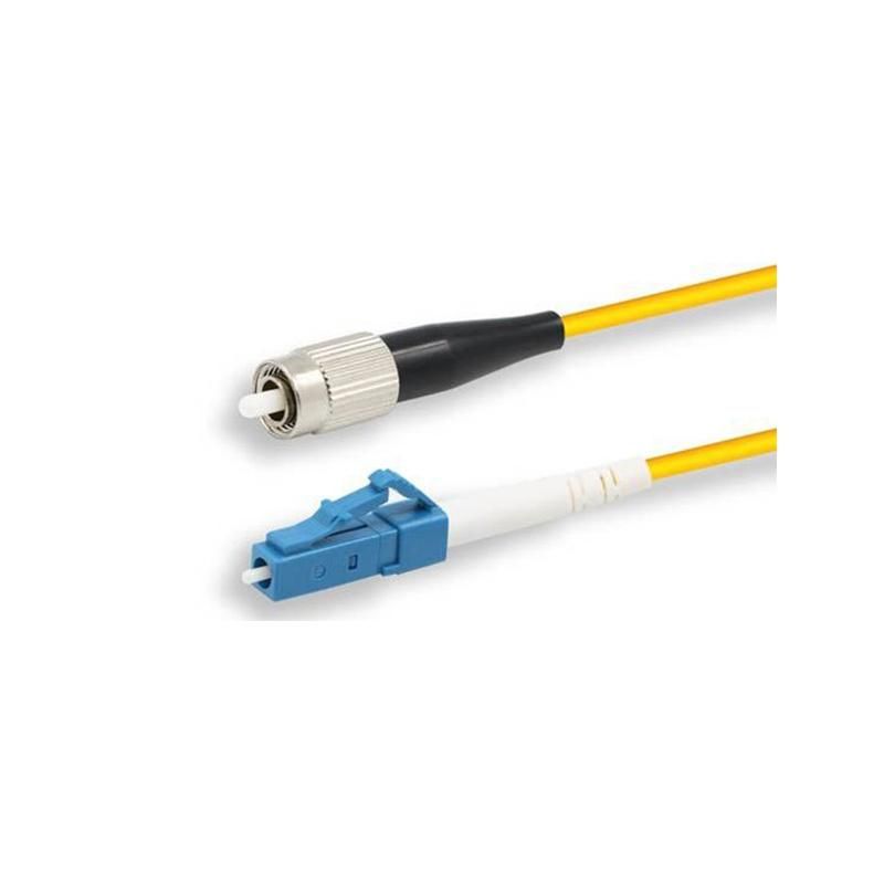LC/Upc-FC/Upc Patch Cord 3.0mm PVC/Yellow Sm Dx Fiber Optic Cable