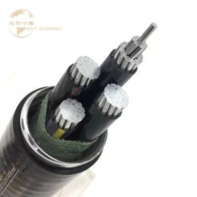 25mm 50mm 120mm 16mm 3 Cores 4 Cores LV Steel Wire /Steel-Tape Aluminium Armoured Cable