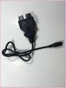 Goochain 10 Pin Male OBD Plug Female DC5.5X2.1 Diagnostic Adapter Power Cable