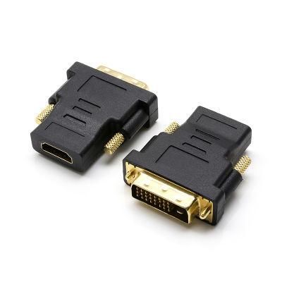 DVI Male 24+1to HDMI a Female Gold Plated Adapter