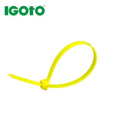 UV Hight Quality Nylon Cable Ties, PA 66 Yellow Cable Zip Tie, Nylon Ties Plastic Cable Ties