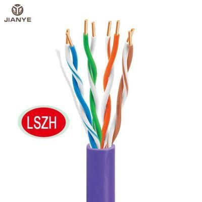 4 Twisted Pair Bc PVC Installation Indoor UTP/FTP/SFTP Cat5e Communication Cable LAN Cable
