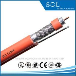 75ohm CATV Self-Supporting three shield RG11 Coaxial Cable