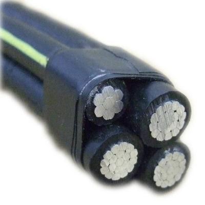 70mm2 Quadruplex Service Drop Cable Overhead Aerial Bundle Cable