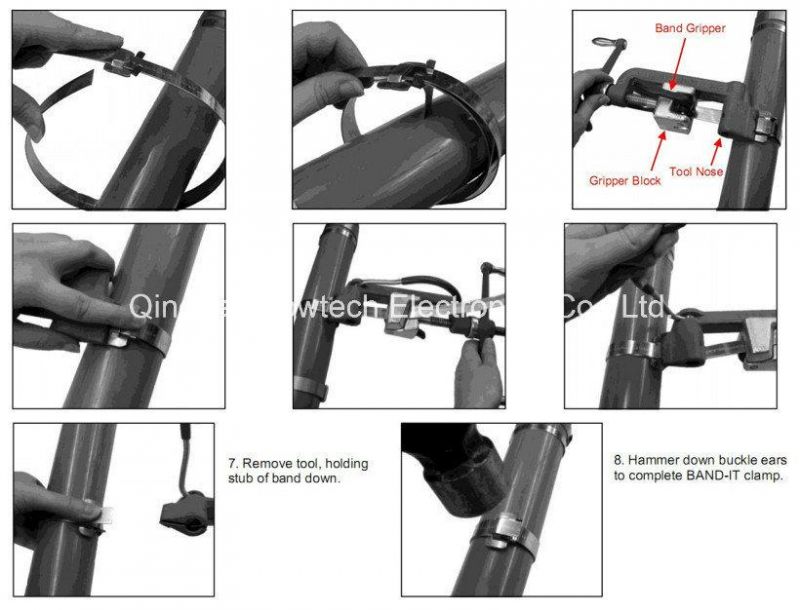 Strapping Tools for Stainless Steel Band, Buckle for Cable Clamps/ADSS Fittings