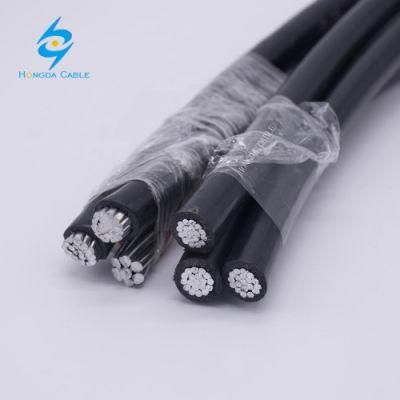 Overhead Aluminum AAC AAAC ACSR Conductor XLPE Insulated Single Core Twisted Duplex Triplex Quadruplex ABC Cable