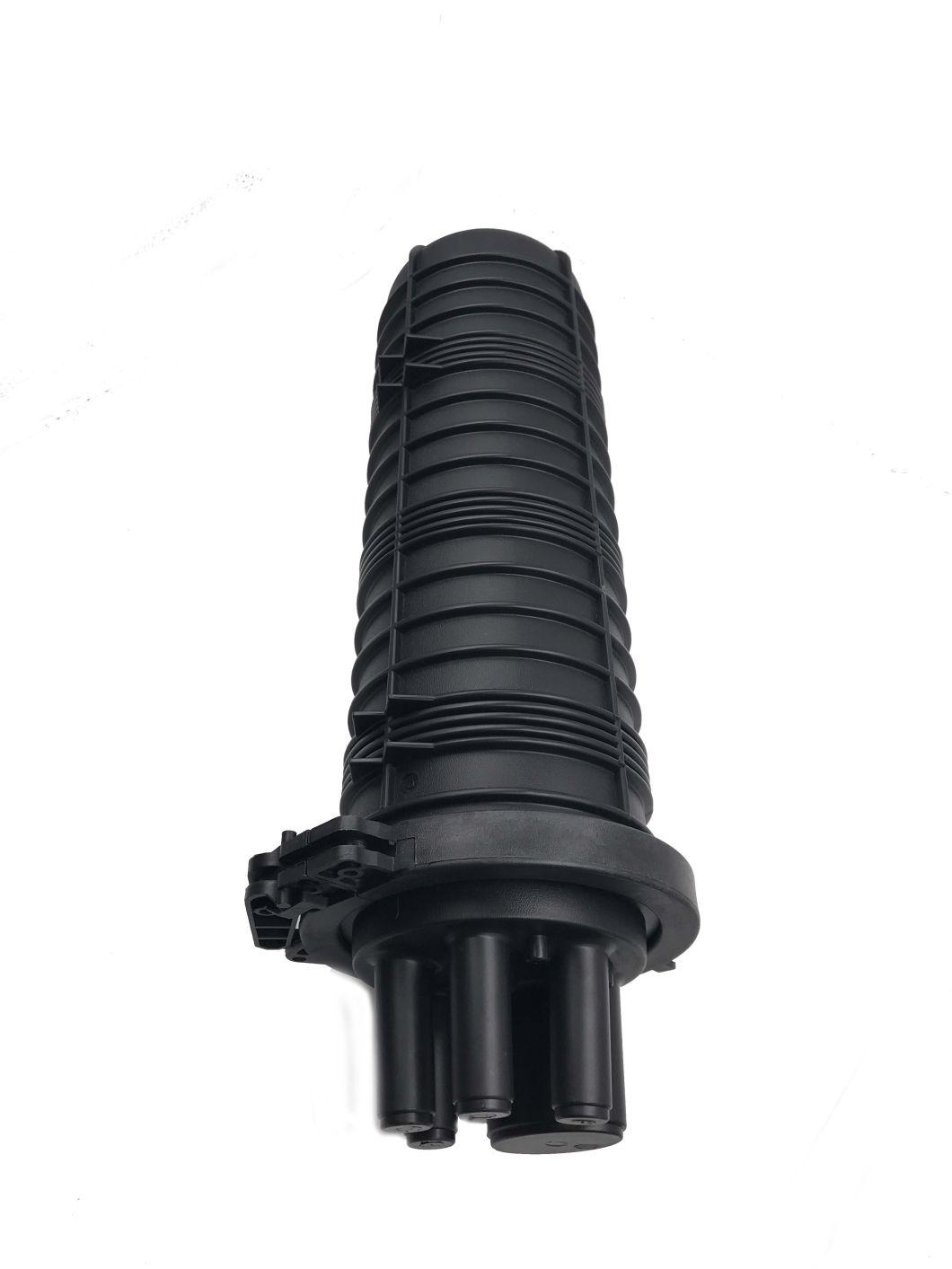 Outdoor Waterproof Vertical Fiber Optic Enclosure, Dome Type Fiber Optic Splice Closure, Fiber Optic Joint Box for FTTH