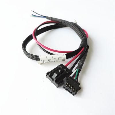 Factory 5pin Sm Microfit Connector Wire Harness Custom 2pin 6.3mm Connector Cable Harness Manufacturer