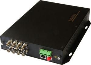 8 Video Fiber Optic Transmitter Receiver