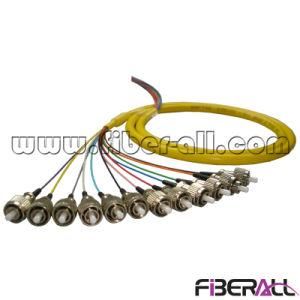 Breakout Bundle FC Fiber Optic Pigtail with 12 Colors 0.9mm